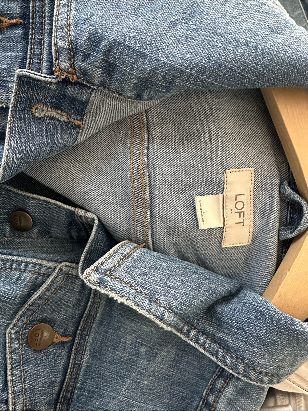 LOFT Light Blue Denim Jacket